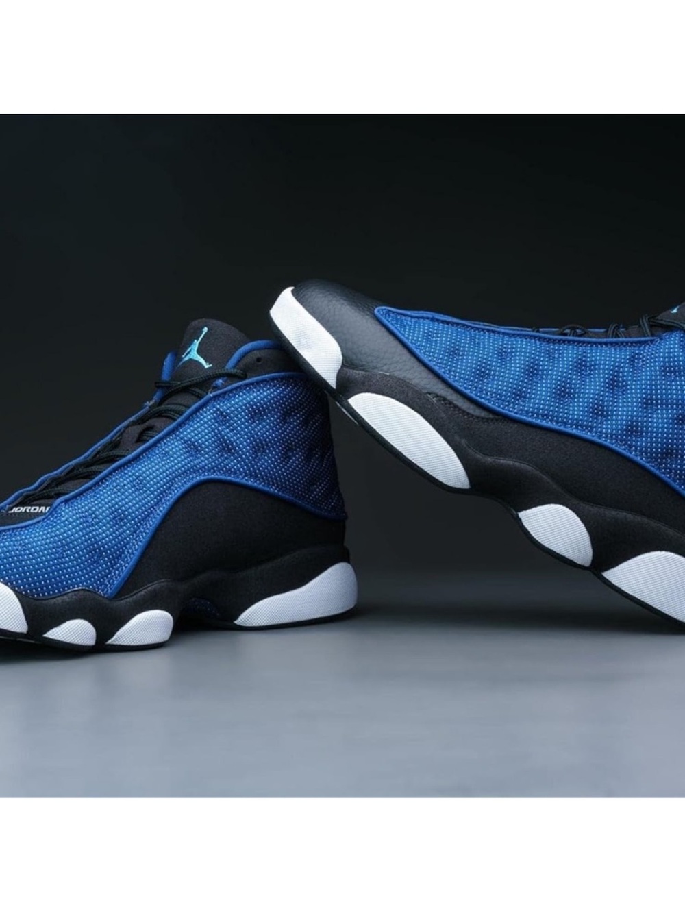 Boys Nike Air Jordan 13 Retro "Brave Blue, size 5Y
